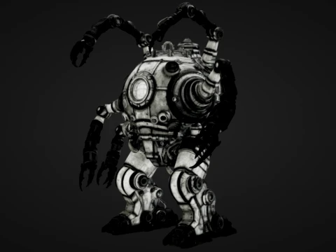 Deep Diver Robot 3D Print Model