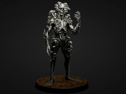 Paddestoelzombie 3D printmodel