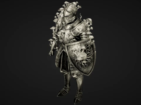 Fungi Infested Knight 3D Print Model