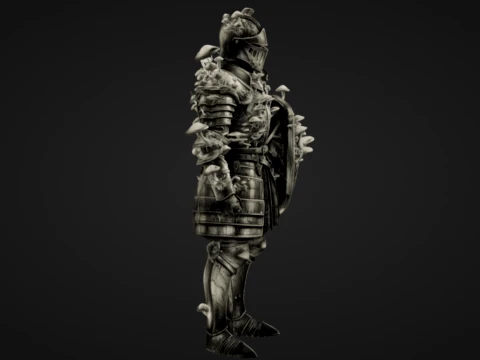 Fungi Infested Knight 3D Print Model