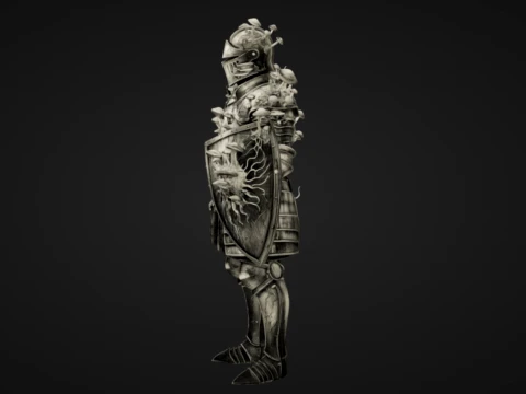 Fungi Infested Knight 3D Print Model