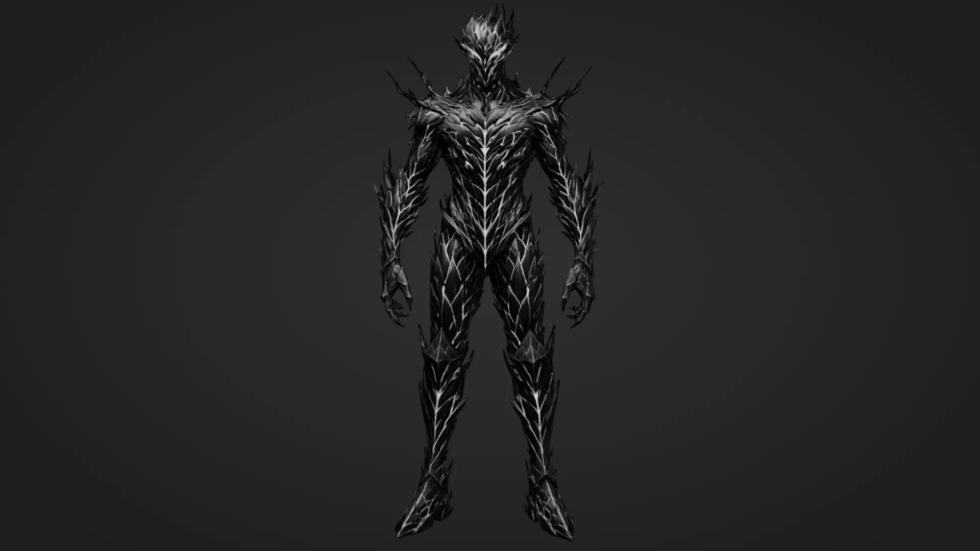 보이드 본 팬텀 3D 프린트 모델 .c4d .max .obj .3ds .fbx .stl .blend 