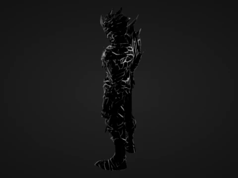 Void Born Knight 3D Print Model