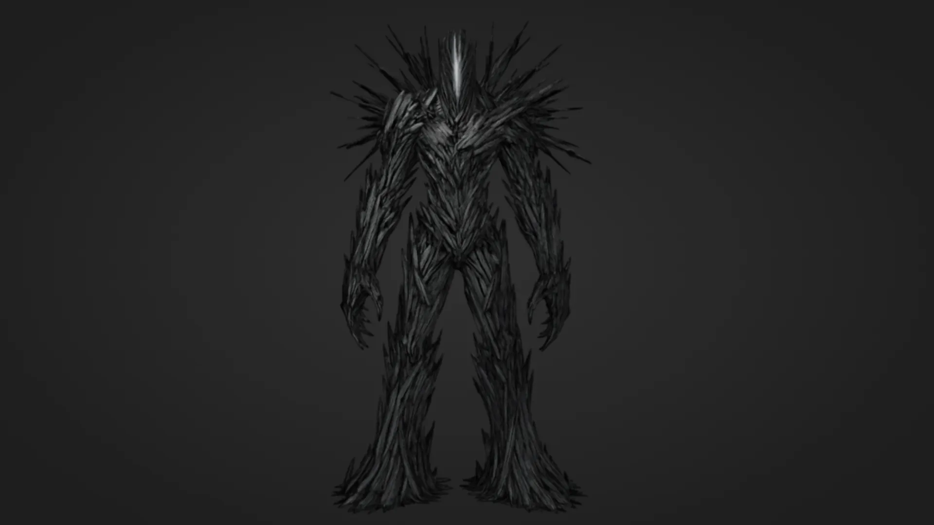 Fragmento do Vazio Espinhoso Modelo de Impressão 3D .c4d .max .obj .3ds .fbx .stl .blend 