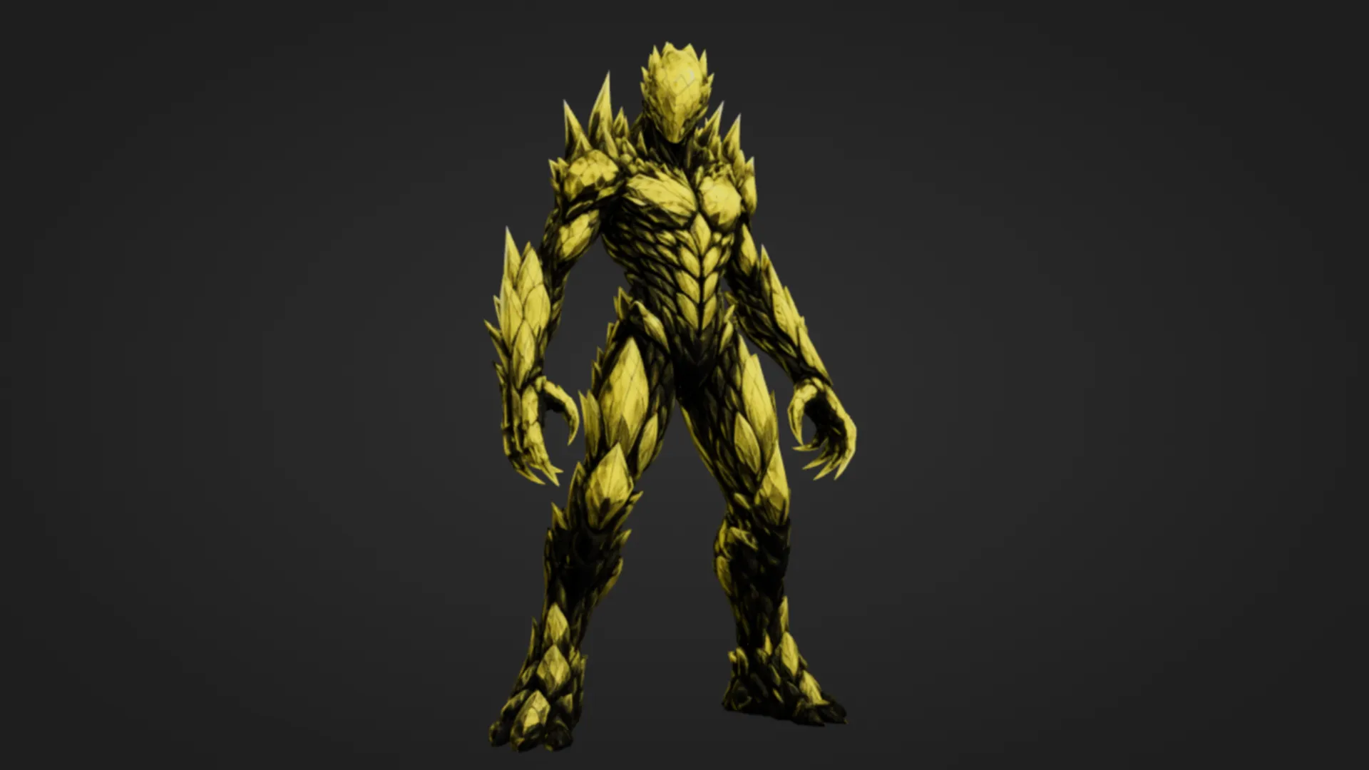 Auric Stone Warrior 3D Print Model .c4d .max .obj .3ds .fbx .stl .blend 