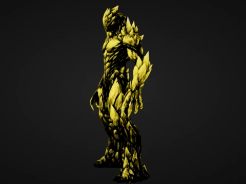 Auric Stone Warrior 3D Print Model