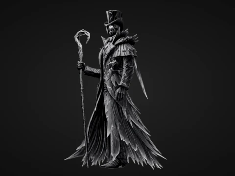 Noble Crow Magus 3D Print Model