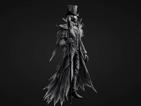 Noble Crow Magus 3D Print Model