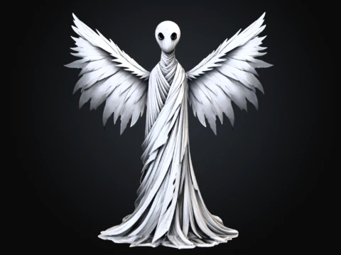 Winged Shroud 3D Model