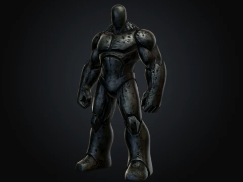 Faceless Iron Titan 3D Model