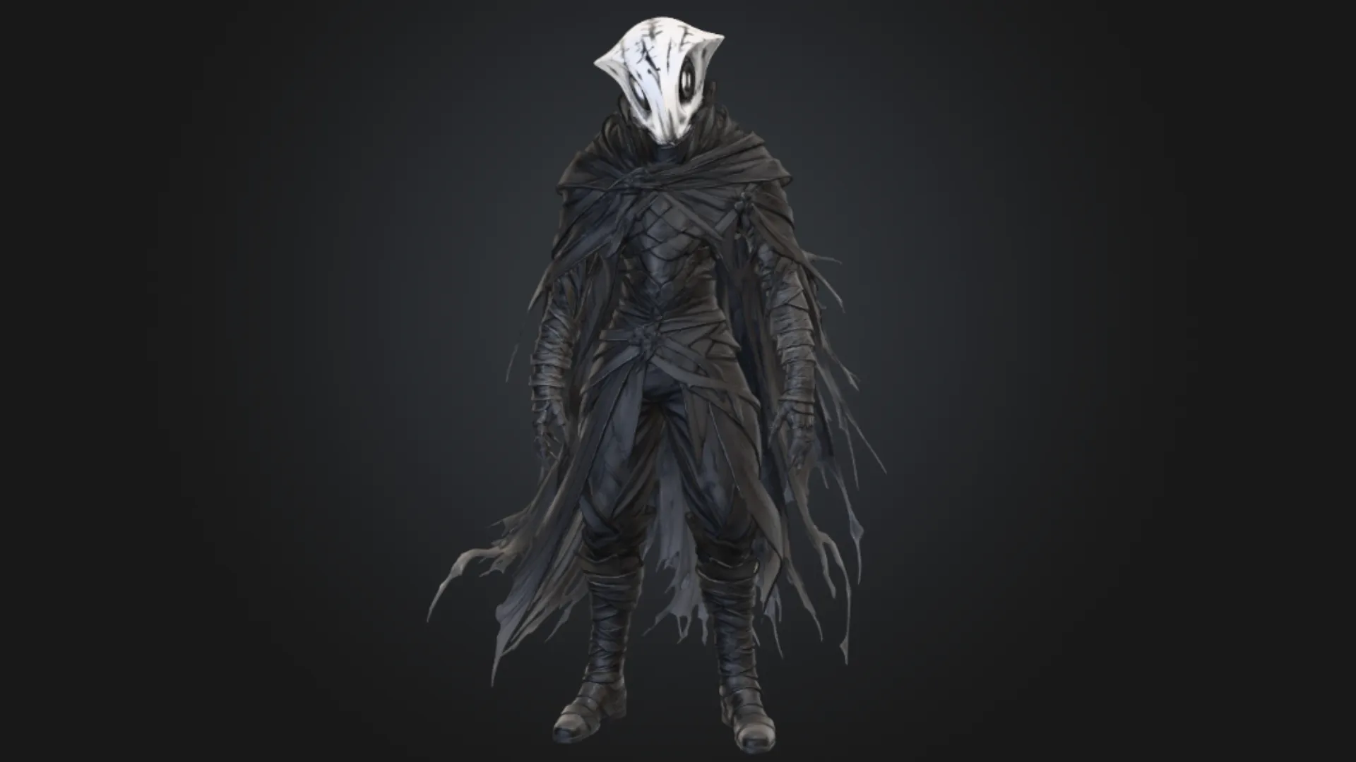 Grim Nomad 3D Model .c4d .max .obj .3ds .fbx .stl .blend 