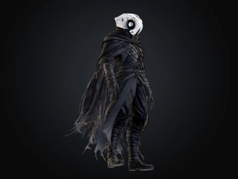 Grim Nomad 3D Model