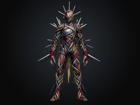 Fibrous Needle Shroud 3D Model