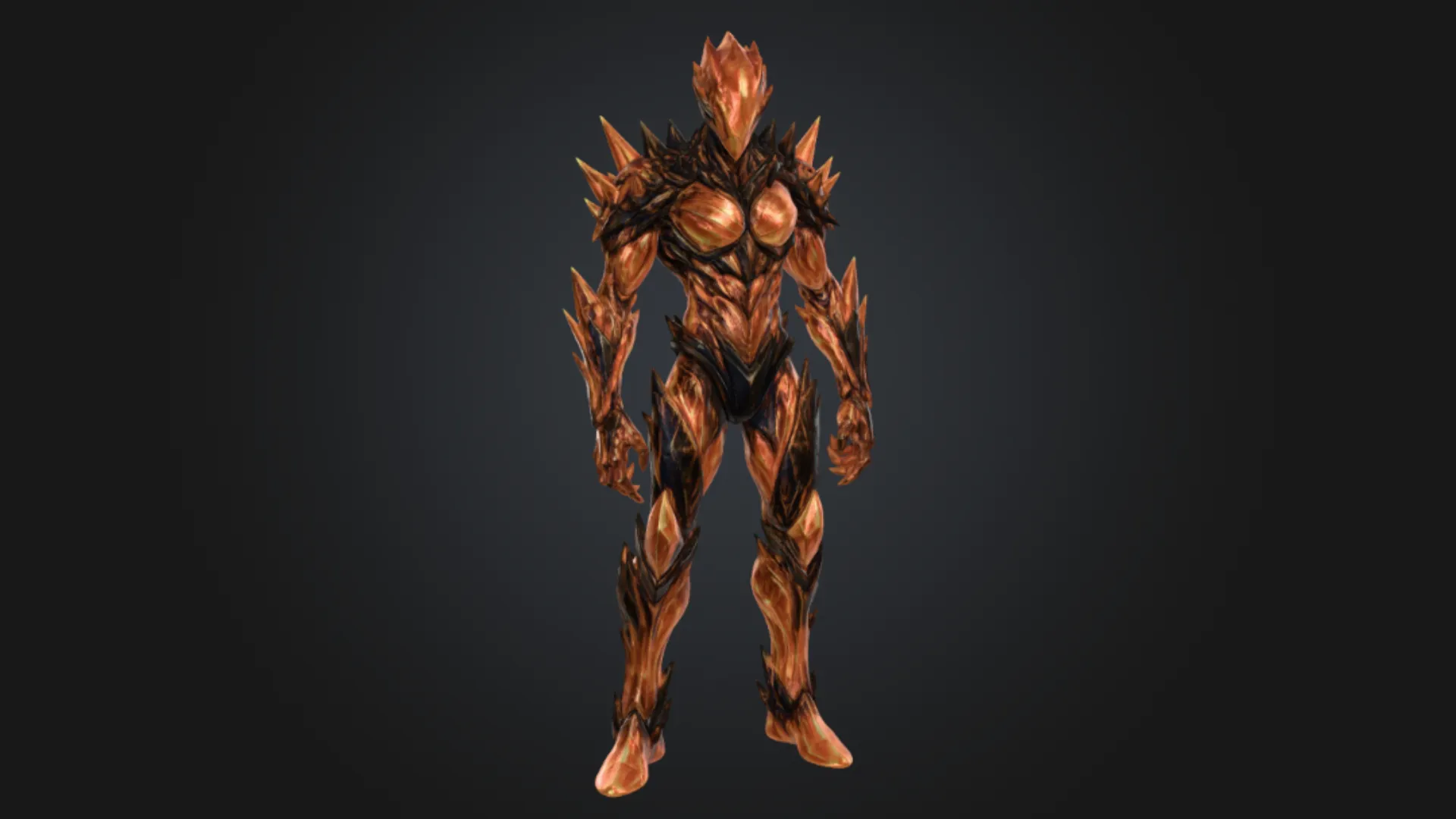 Molten Ember Infernaut 3D Model .c4d .max .obj .3ds .fbx .stl .blend 