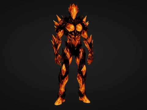 Molten Ember Infernaut 3D Model