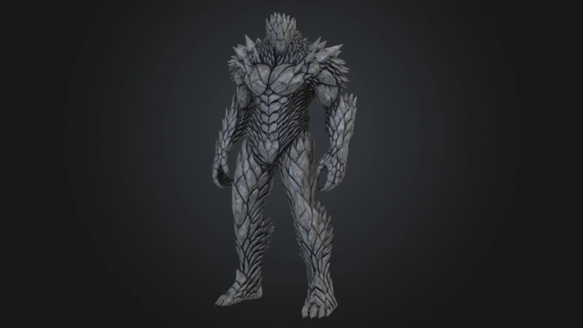 Stone Colossus 3D Model .c4d .max .obj .3ds .fbx .stl .blend 