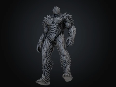 Stone Colossus 3D Model