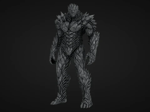 Stone Colossus 3D Model