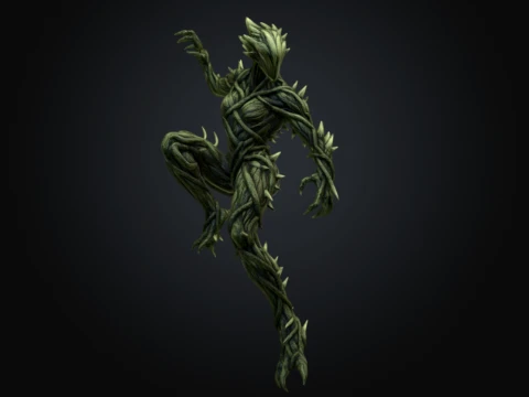 Dornenranken-Pouncer 3D Modell