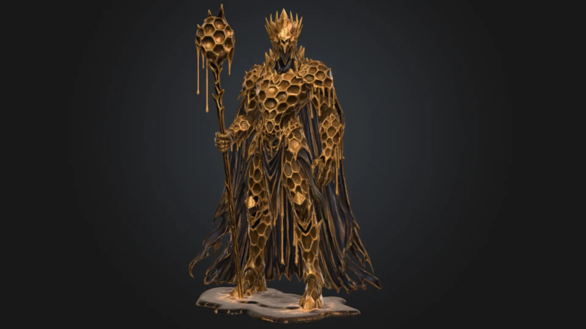 Beehive Warden 3D Model .c4d .max .obj .3ds .fbx .stl .blend 