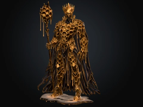 Beehive Warden 3D Model