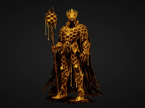 Beehive Warden 3D Model