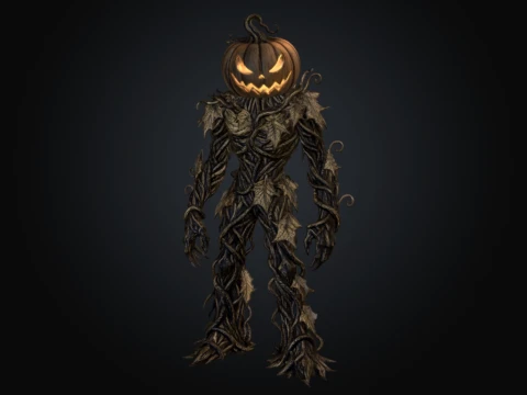 Pumpkin Wight 3D Model