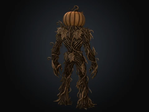 Pumpkin Wight 3D Model