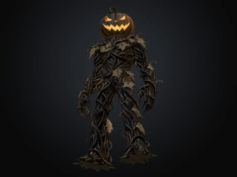 Pumpkin Wight 3D Model