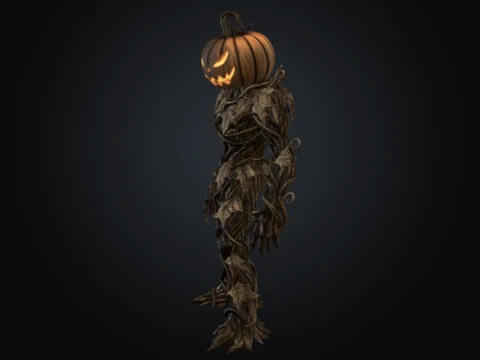 Pumpkin Wight 3D Model