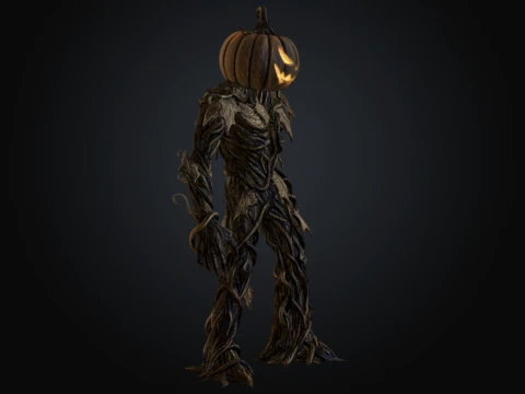 Pumpkin Wight 3D Model