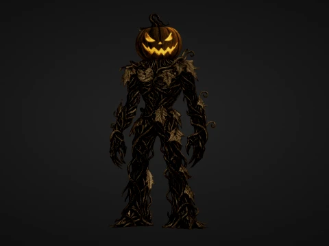 Pumpkin Wight 3D Model