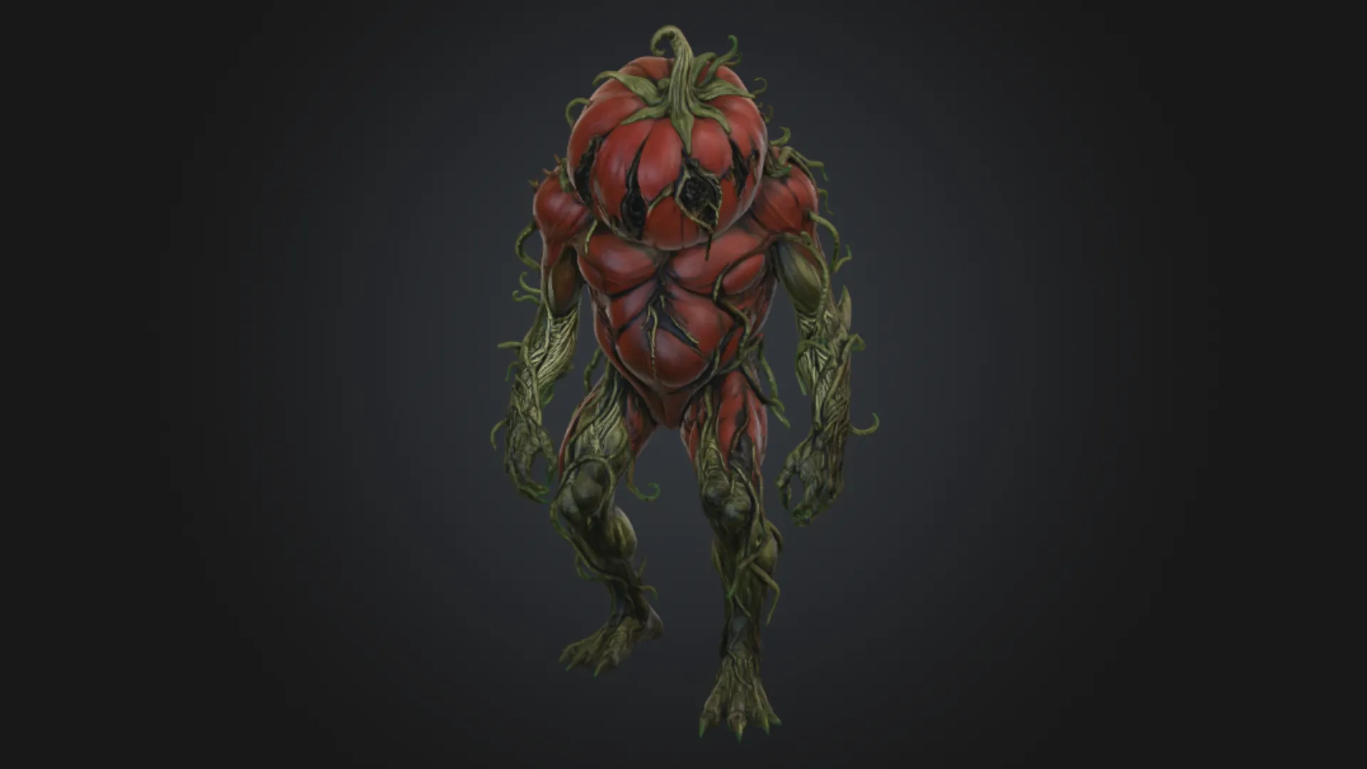 Overripe Tomato 3D Model .c4d .max .obj .3ds .fbx .stl .blend 