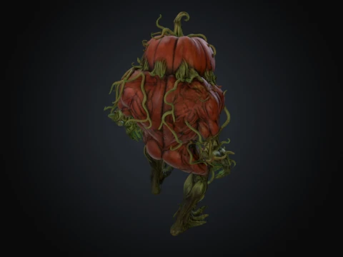 Overripe Tomato 3D Model