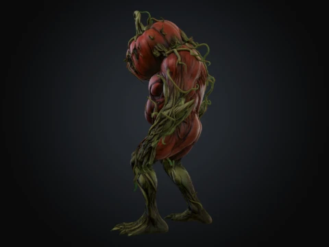 Overripe Tomato 3D Model