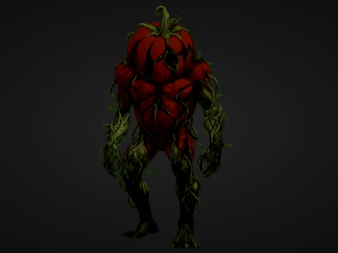 Overripe Tomato 3D Model
