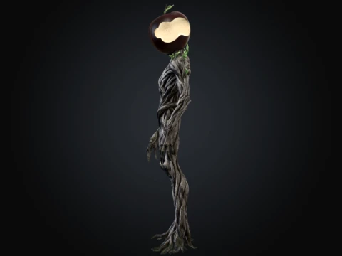 A Bitten Apple 3D Model