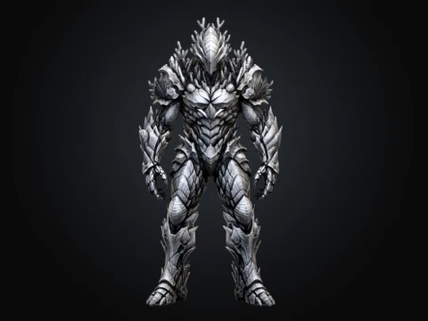 Korallenriff-Titan 3D Modell