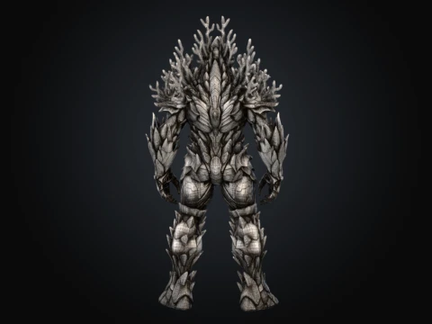 Coral Reef Titan 3D Model