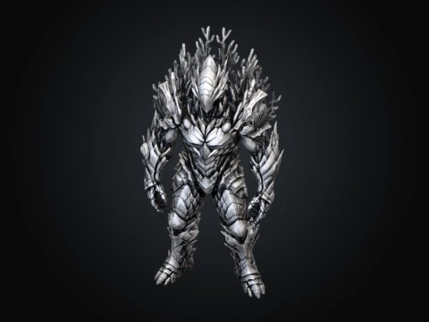 Coral Reef Titan 3D Model