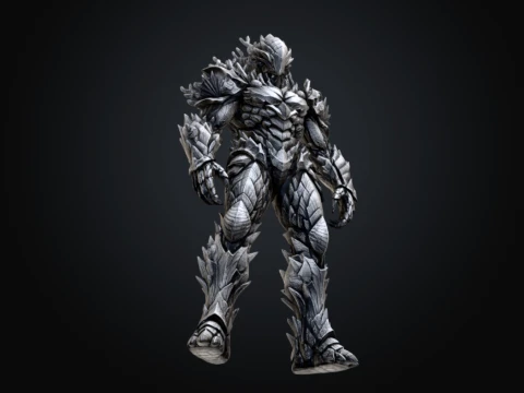 Coral Reef Titan 3D Model