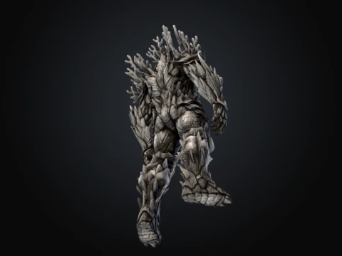 Coral Reef Titan 3D Model