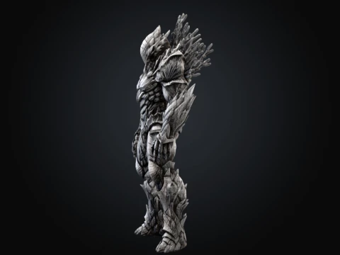 Coral Reef Titan 3D Model