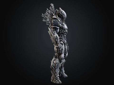 Coral Reef Titan 3D Model