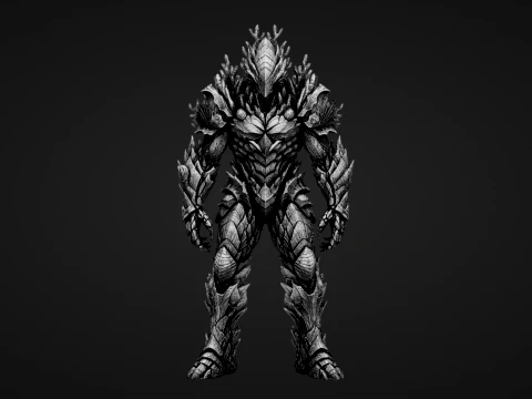 Coral Reef Titan 3D Model