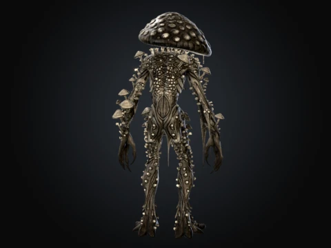 Mycelial Husk 3D Model