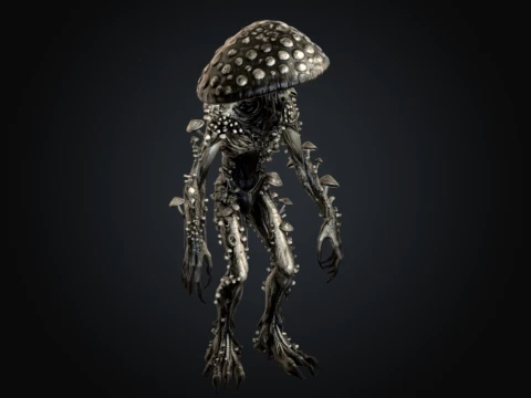 Mycelial Husk 3D Model