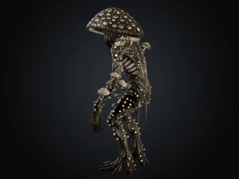 Mycelial Husk 3D Model