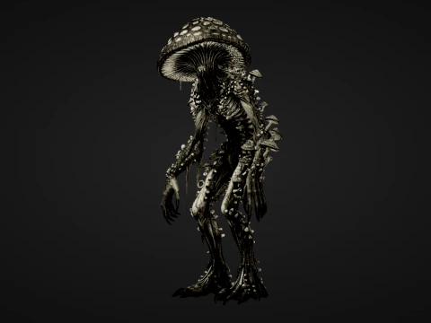 Mycelial Husk 3D Model