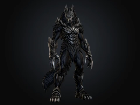 Obsidian Alpha Fenrir 3D Model